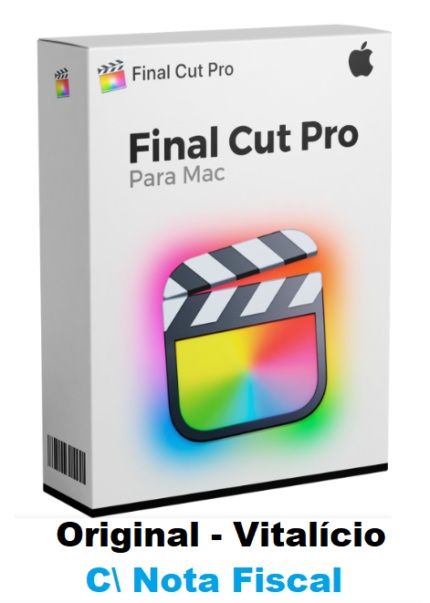 Final Cut Pro para Mac – Licença Vitalícia Original - C\ Nota Fiscal