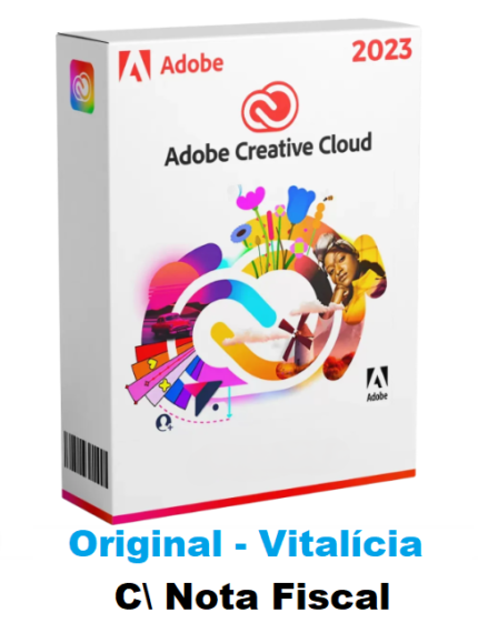 Adobe Creative Cloud 2023 – Licença Vitalícia - C\ Nota Fiscal