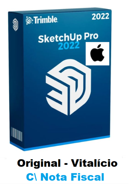 SketchUp Pro 2022 Para Mac – Licença Vitalícia - C\ Nota Fiscal