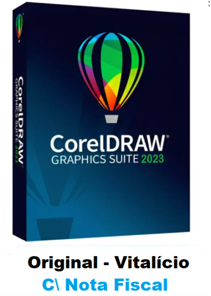 CorelDRAW Graphics Suite 2023 para Windows e MAC Vitalício - C\ Nota Fiscal